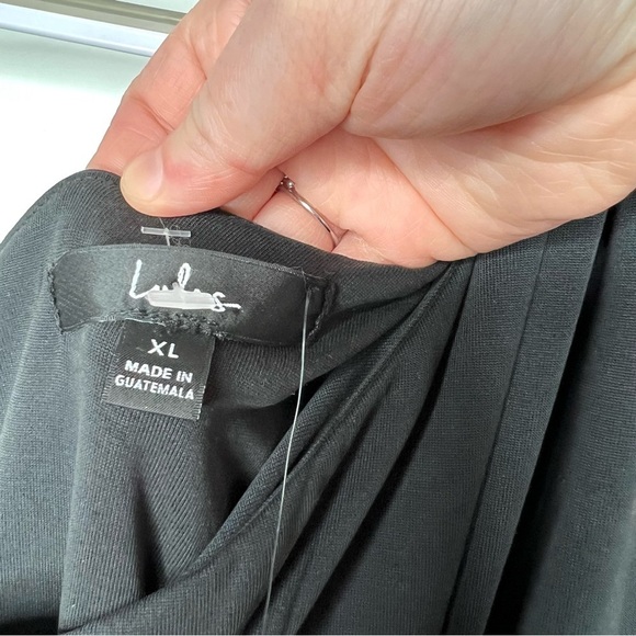 Lulus Hit the Town Black One Shoulder Tulip Mini Dress Size XL - Picture 6 of 16